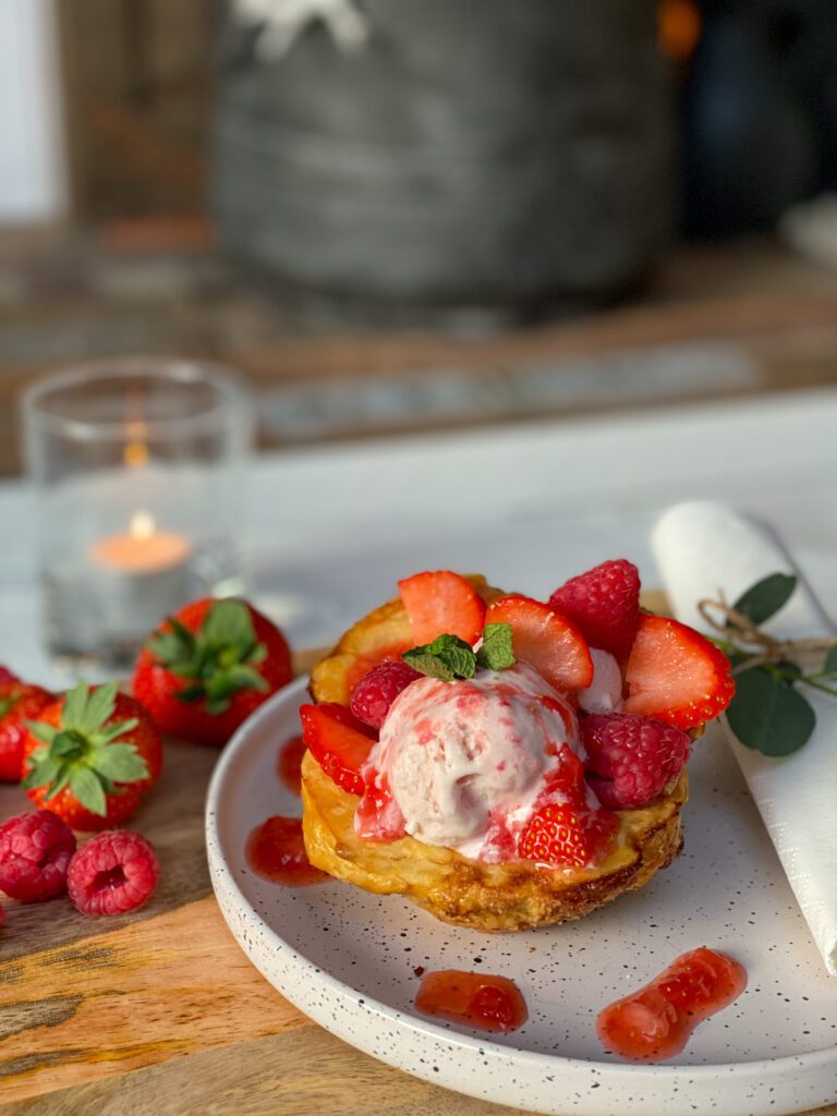 aardbeien-frambozen ijs maken zonder ijsmachine