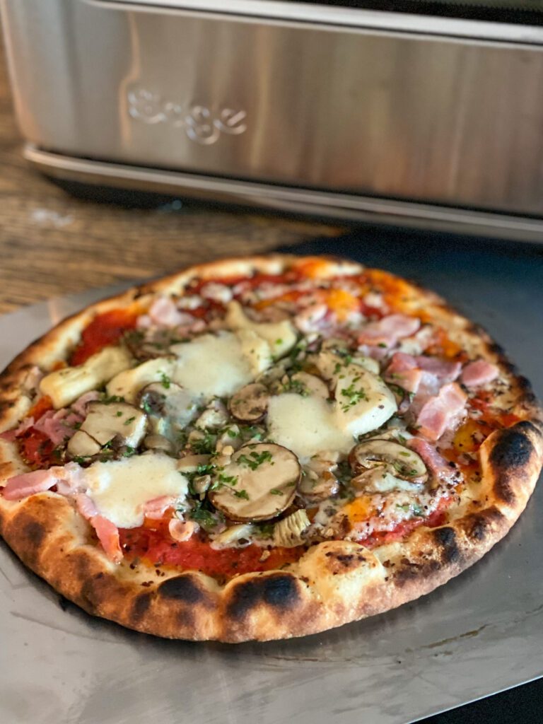 zelf verse pizza bakken in een pizzaoven