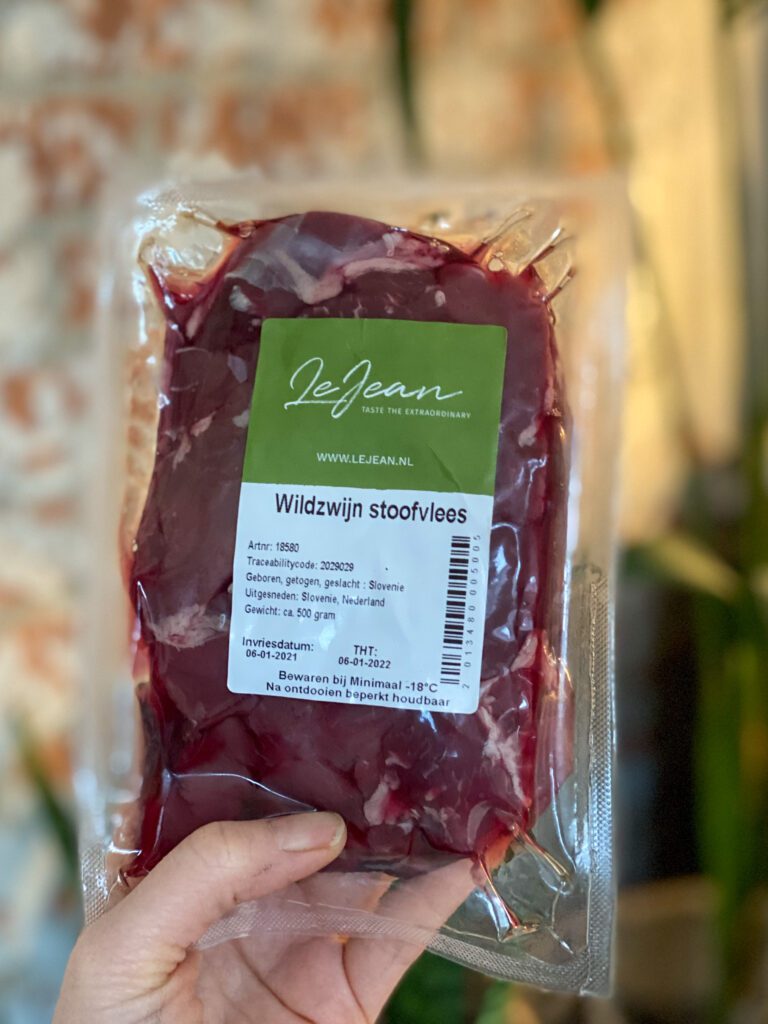 wildzwijn vlees online bestellen bij LeJean