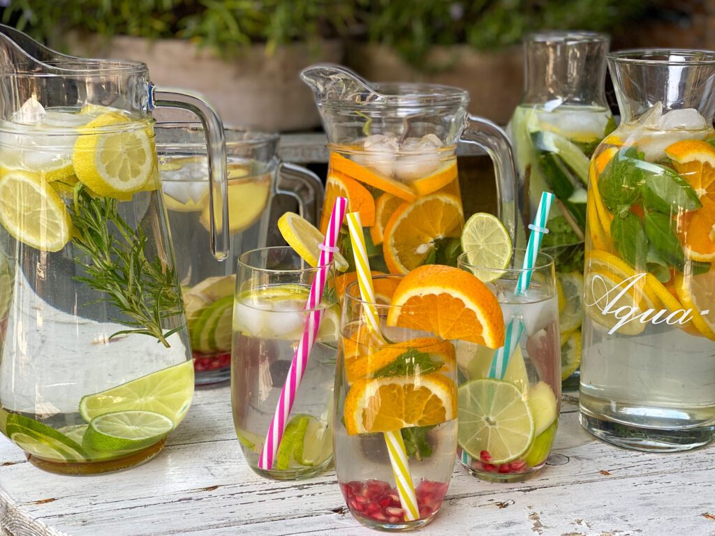 water met fruit maken en citrus