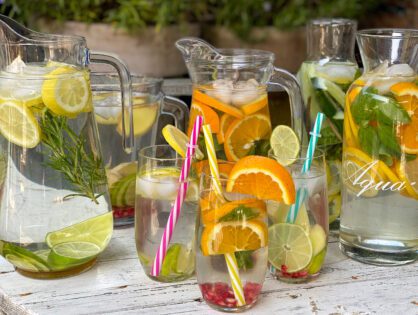 water met fruit maken en citrus