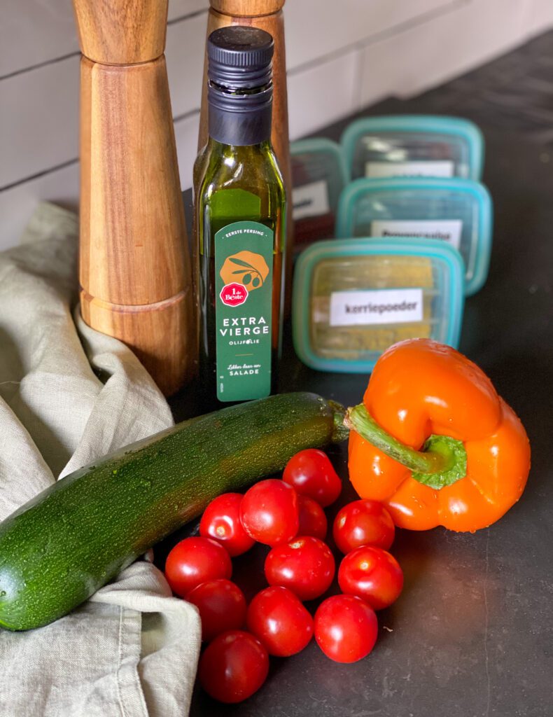 groenten in de oven grillen