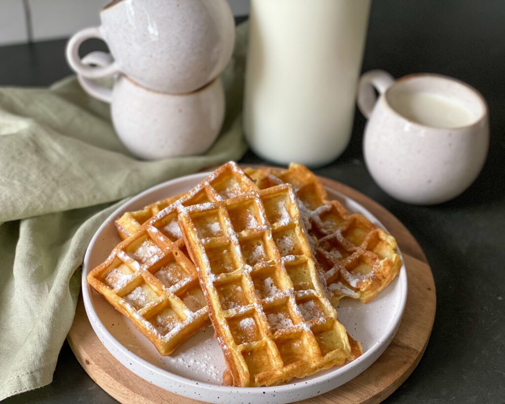 zelf wafels maken met zelfrijzend bakmeel