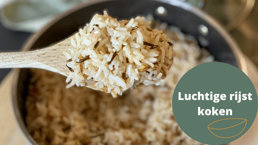 luchtige rijst koken