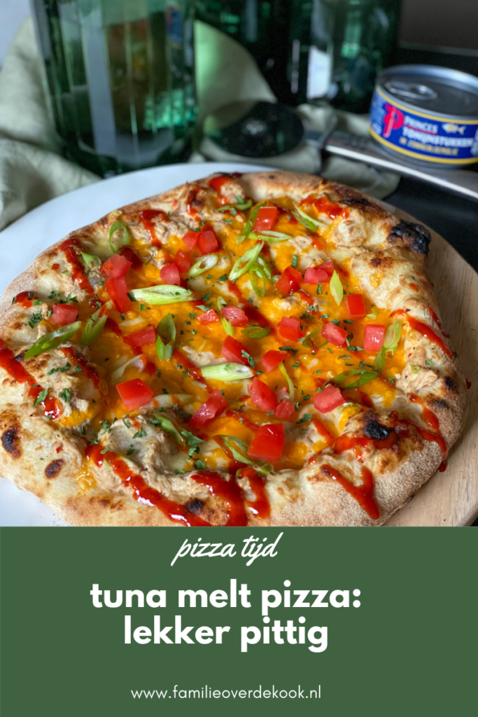 tuna melt pizza