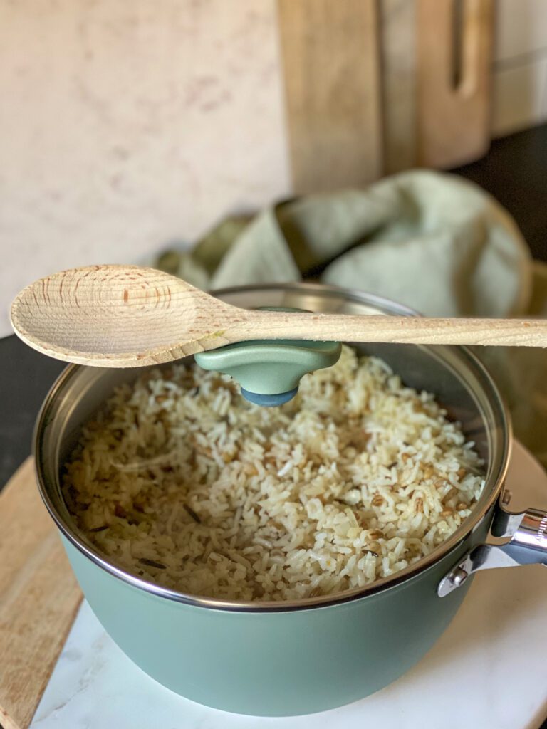 luchtige rijst koken 