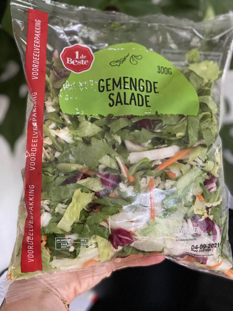 zak gemengde sla
