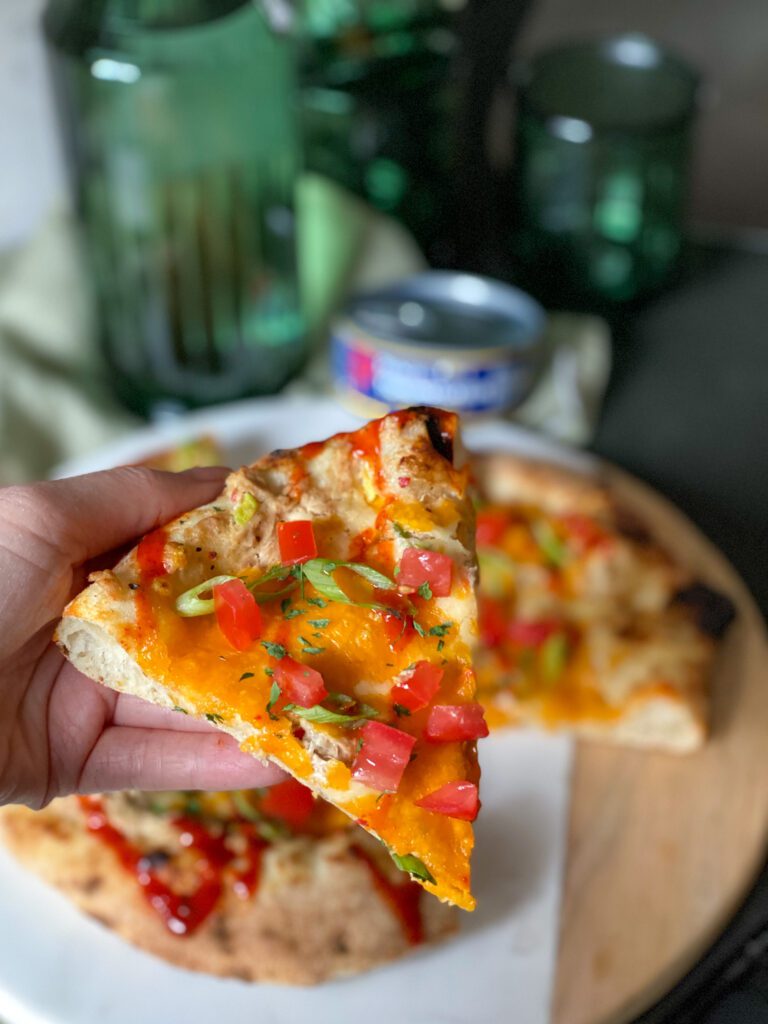 tuna melt pizza
