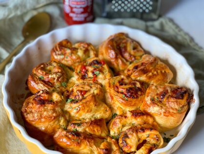 pittige kaasbroodjes croissant deeg