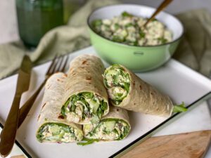 wraps met romige kipsalade