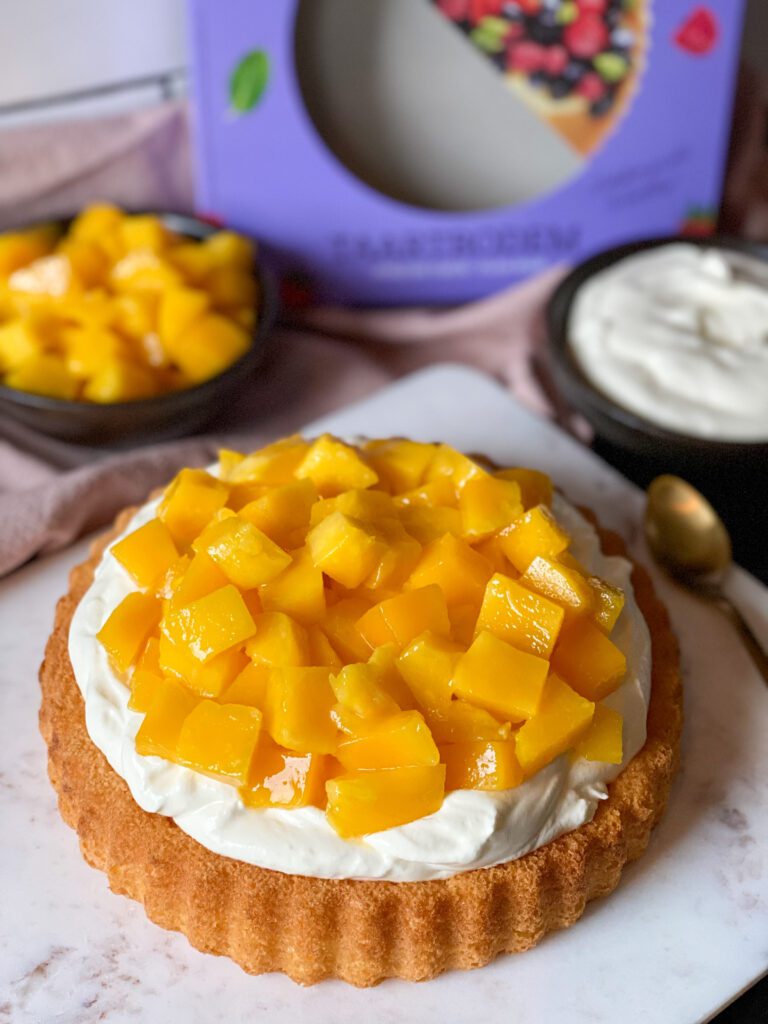 simpel taartje met mango