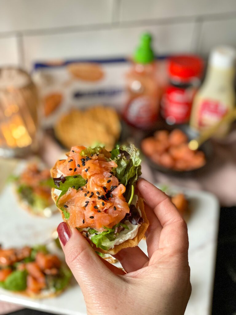 zalm hapje