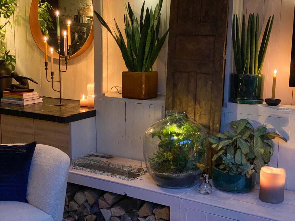 huis verwarmen met kaarsen 