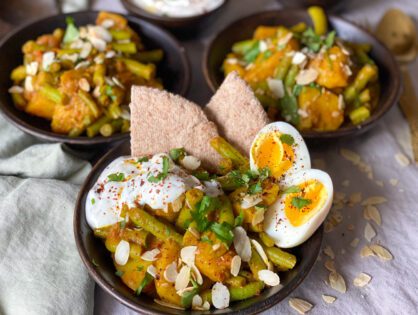 vega stoof met sperziebonen en aardappel