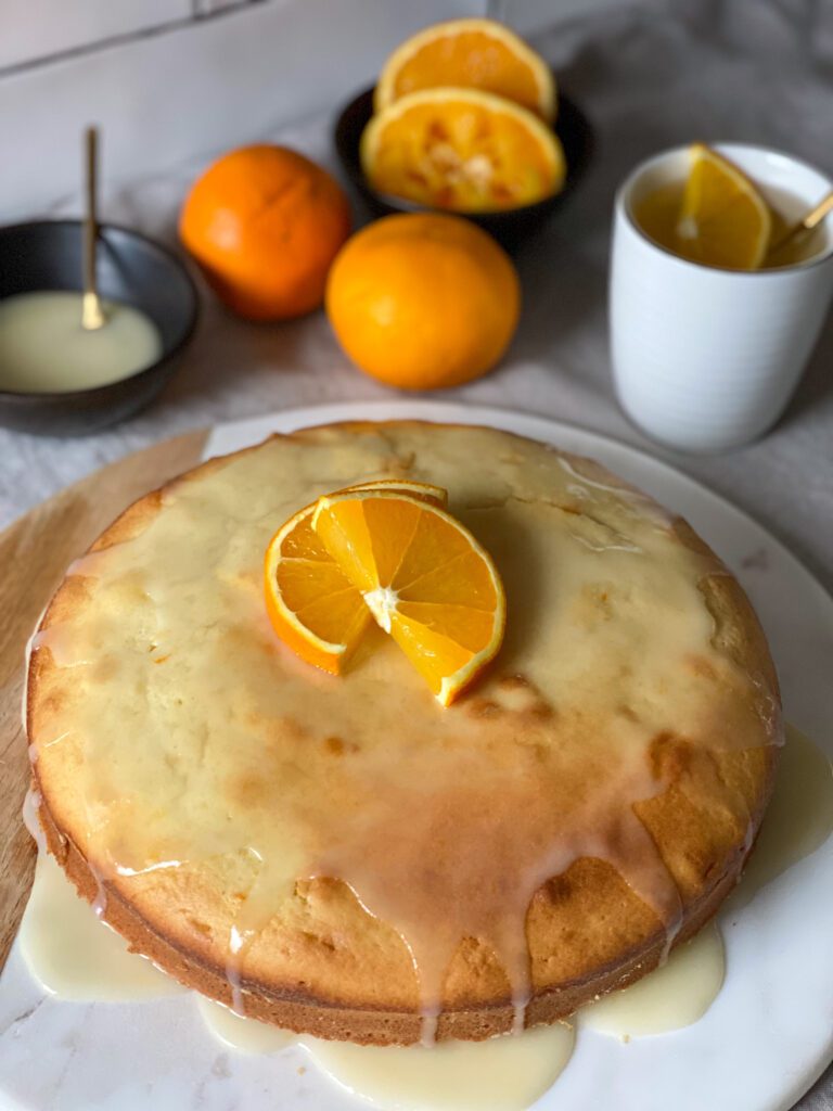 sinaasappelcake met Griekse yoghurt