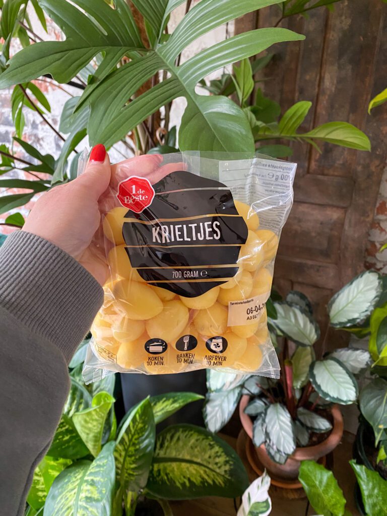 zak voorgekookte krieltjes