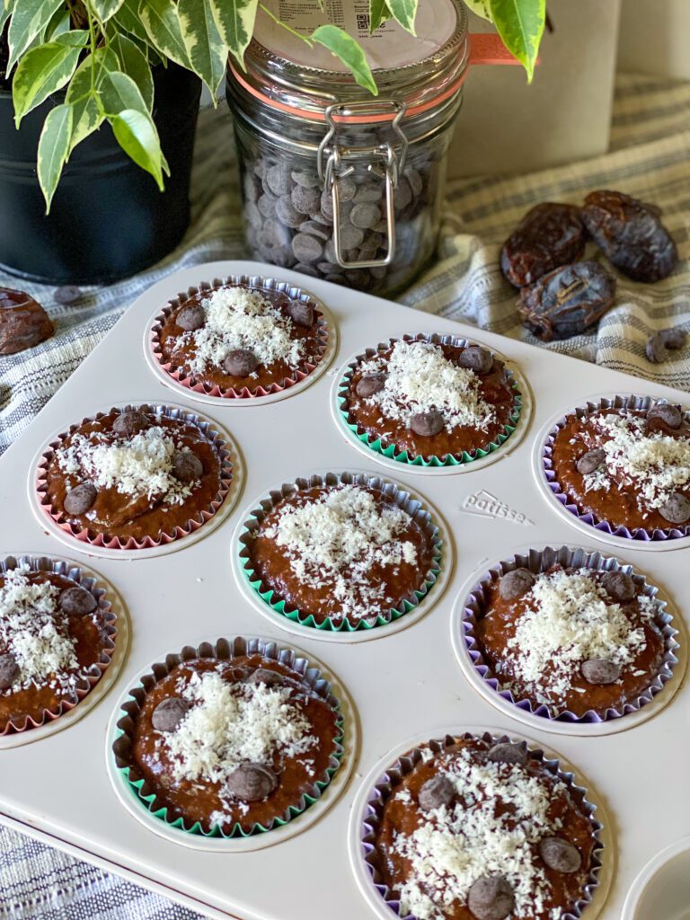 dadelcupcakes met kokos