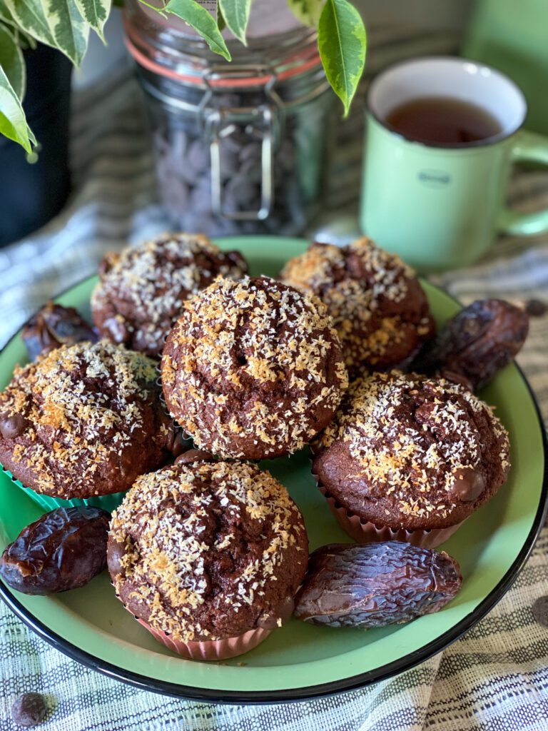 chocolade cupcakes met dadels