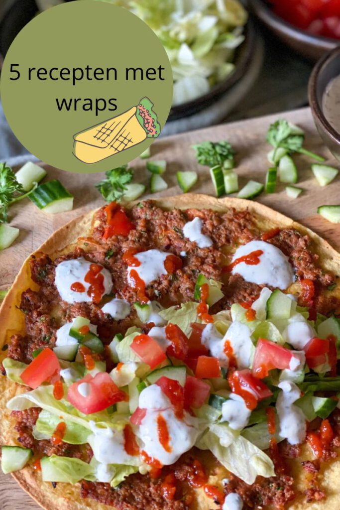 5 recepten met wraps