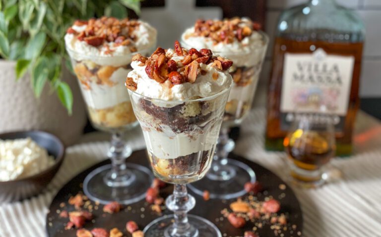 kerst desserts: trifle met amaretto