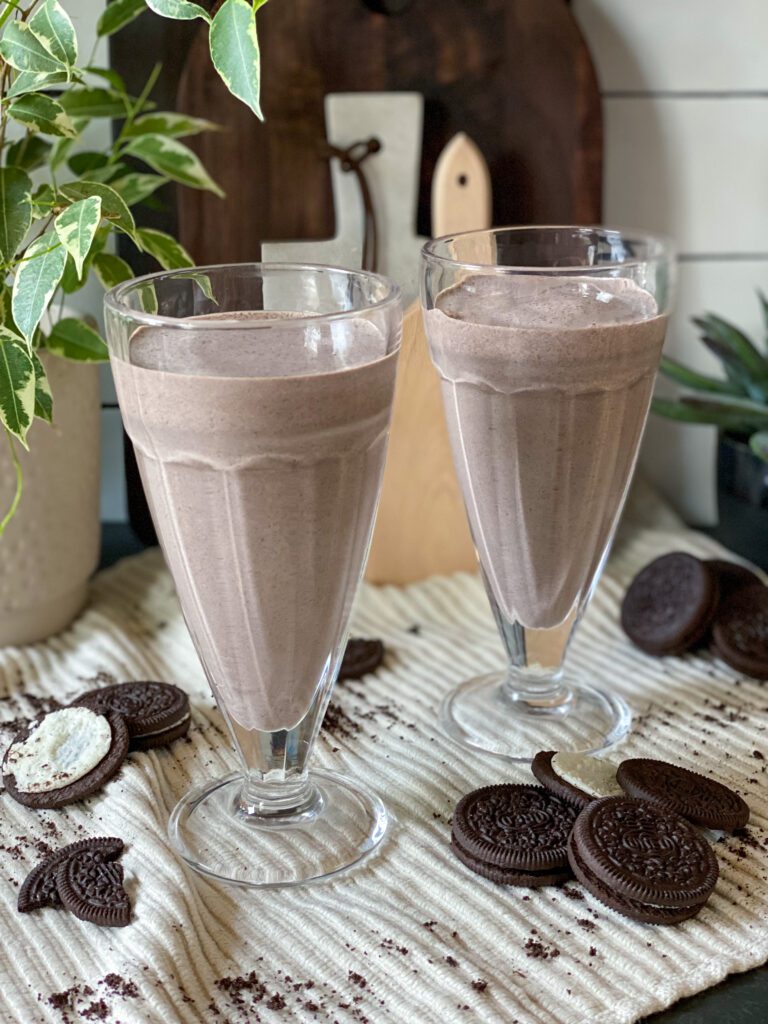 oreo milkshake met kaneel