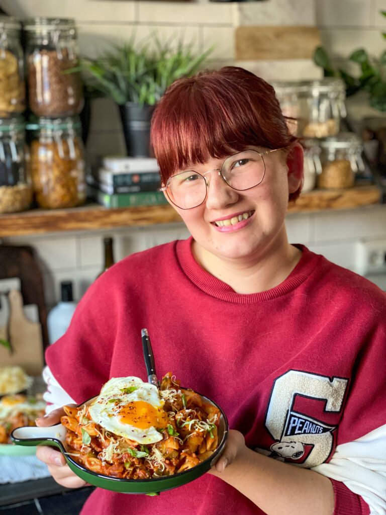Penne met gehakt in tomatensaus