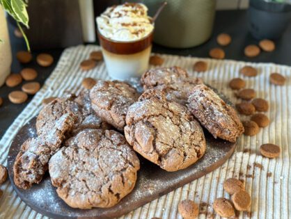 chocolade koeken met kruidnoten