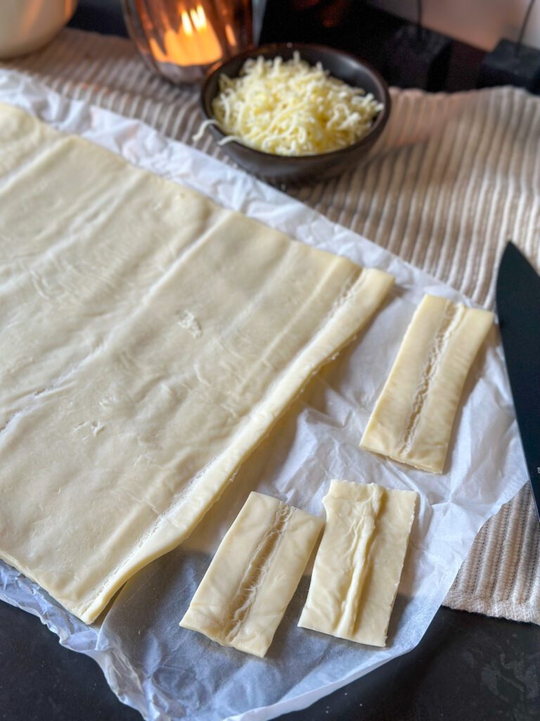 Bladerdeeg pizza Kerstboom