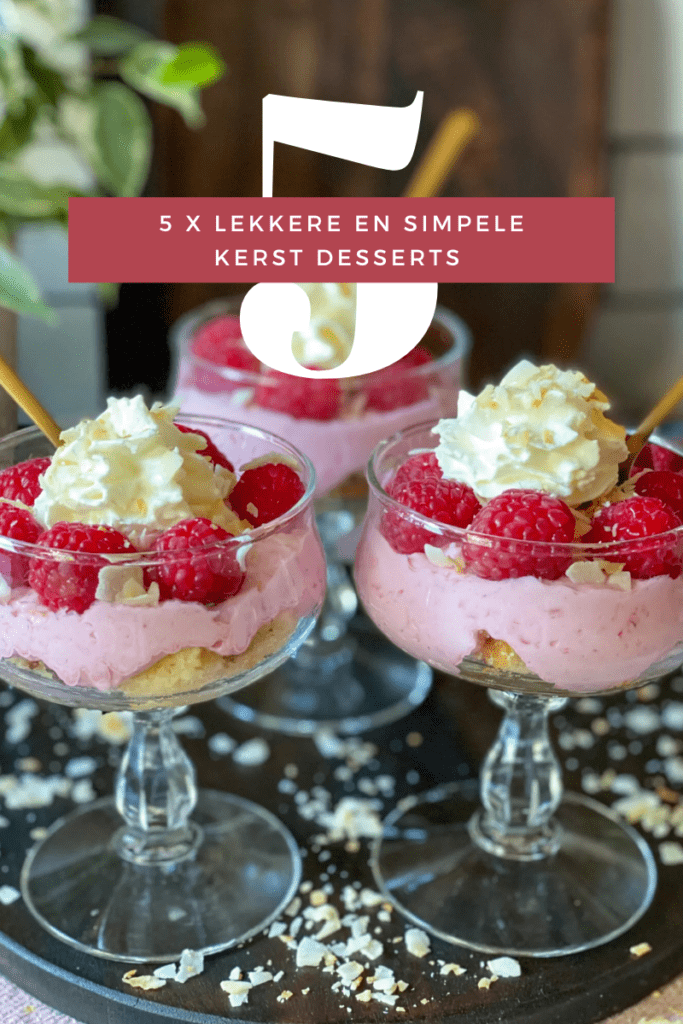 5 x simpele kerst desserts