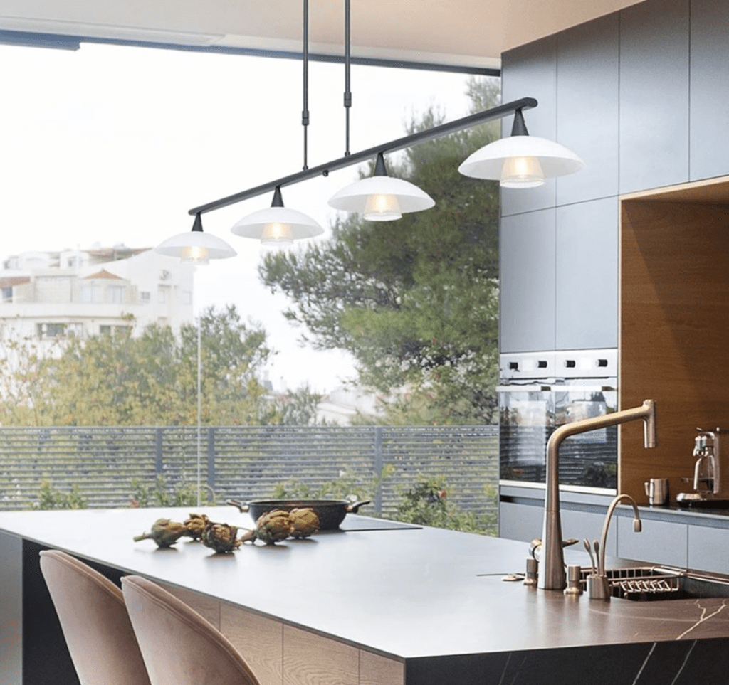 kook met de juiste verlichting 