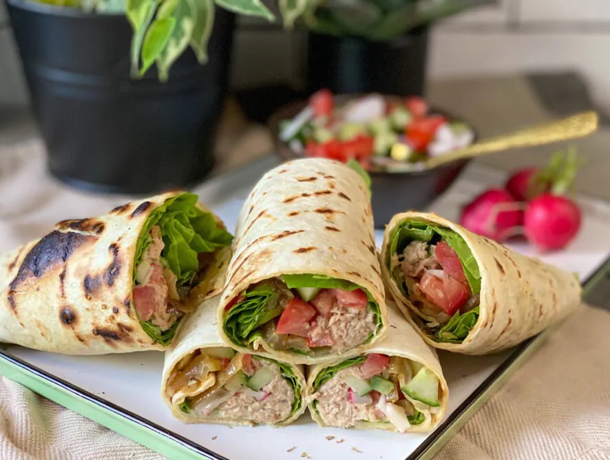 wraps met tonijn