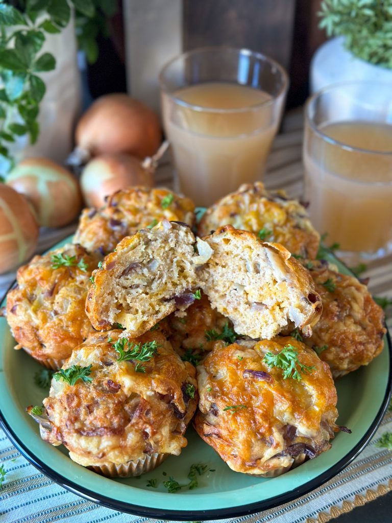 kaas uien muffins 