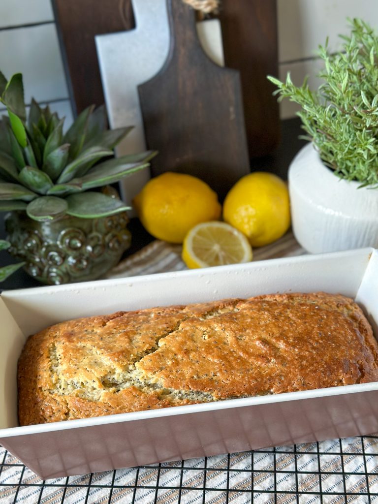 Citroen maanzaad cake ( vegan)