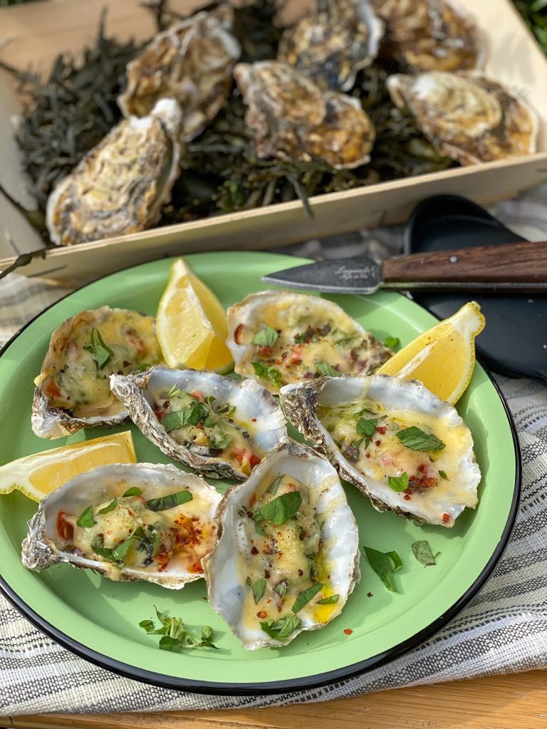 Italiaans gegratineerde oesters