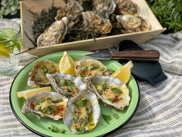 Italiaans gegratineerde oesters
