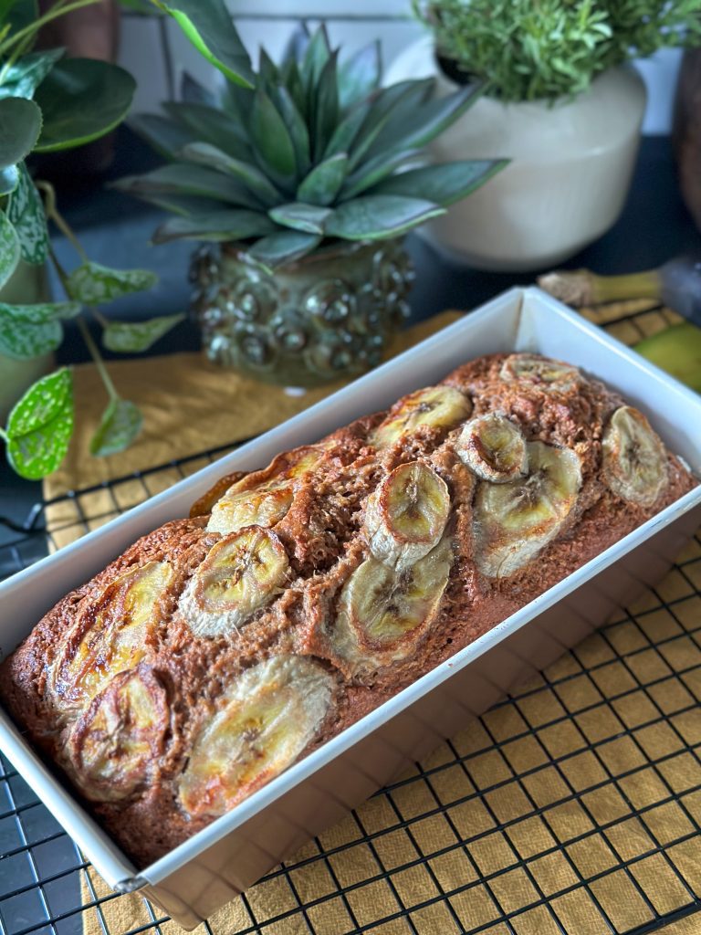 volkoren bananenbrood met kaneel
