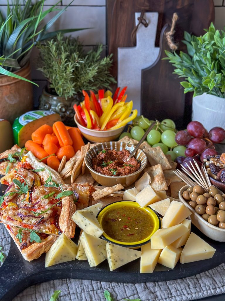 borrelplank met kaas