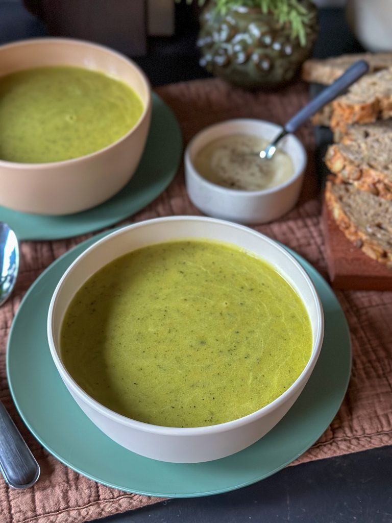 courgettesoep met prei