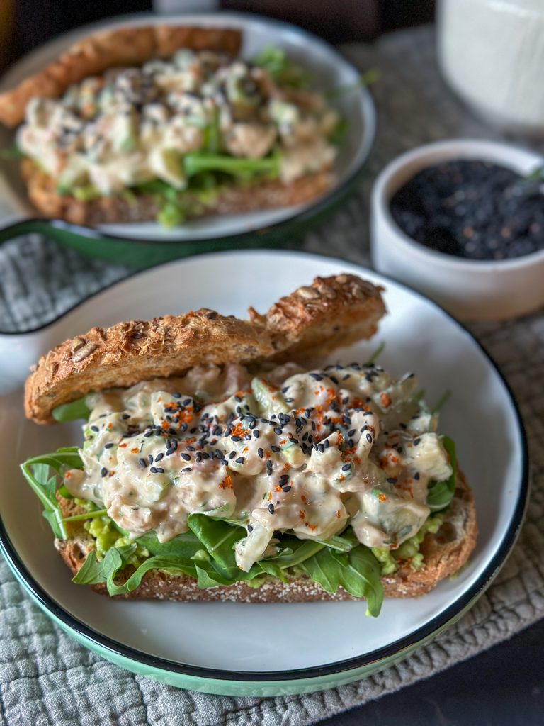 pittige Hollandse garnalen salade 