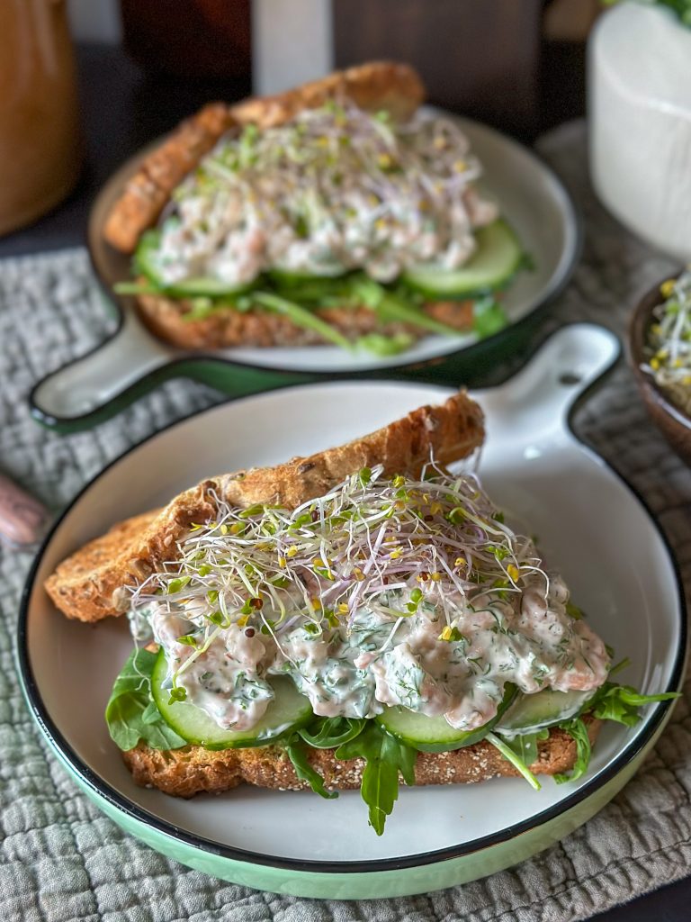 broodje met frisse Hollandse garnalen salade