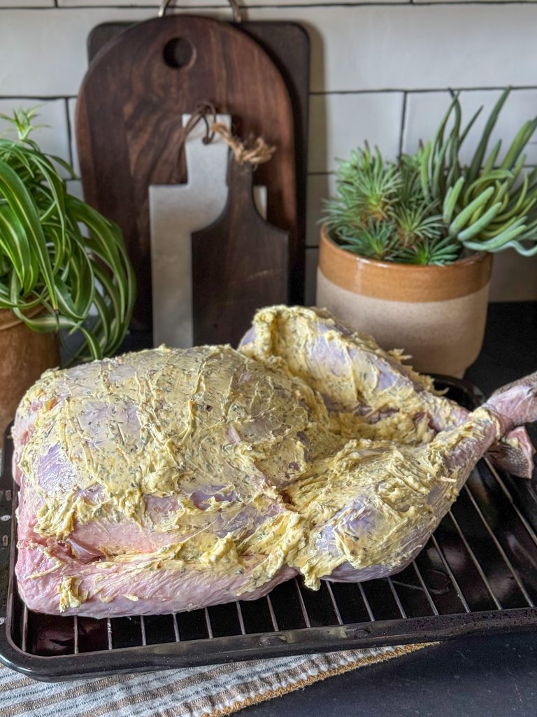 kalkoen met citrus kruidenboter