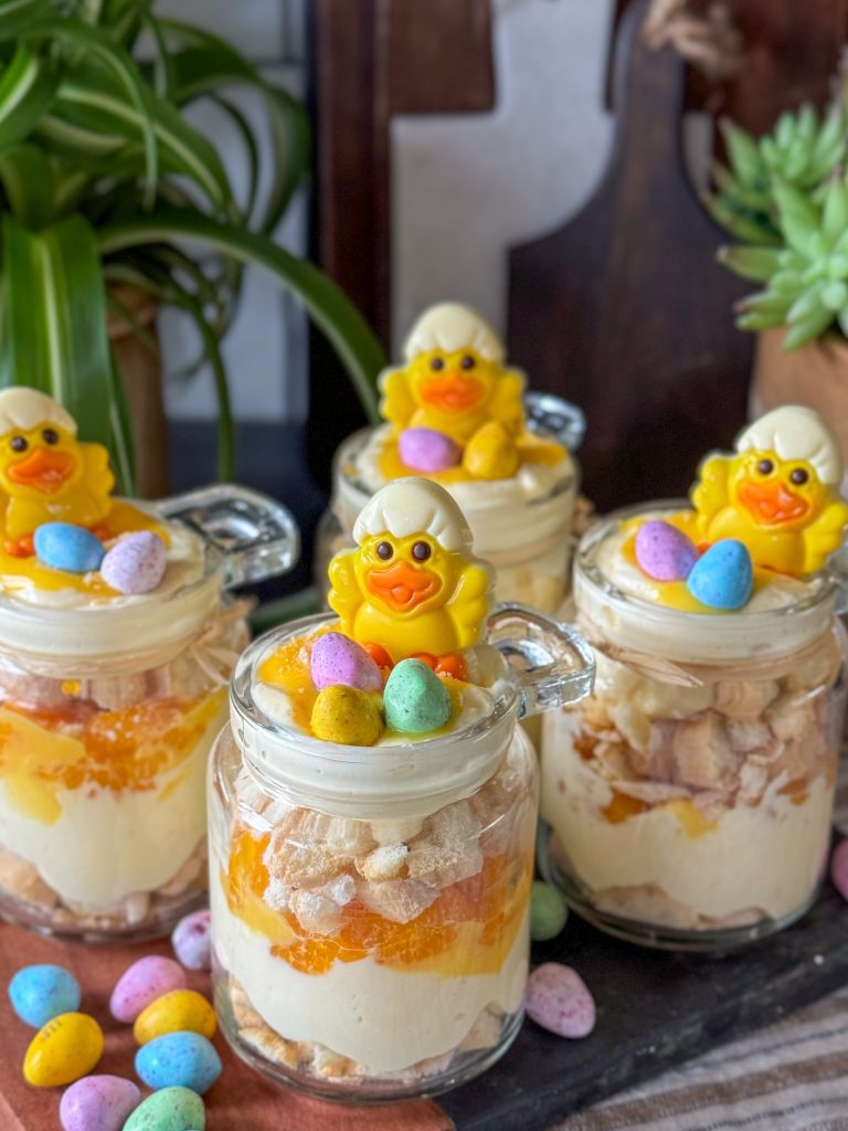 paastoetje met advocaat en mandarijntjes