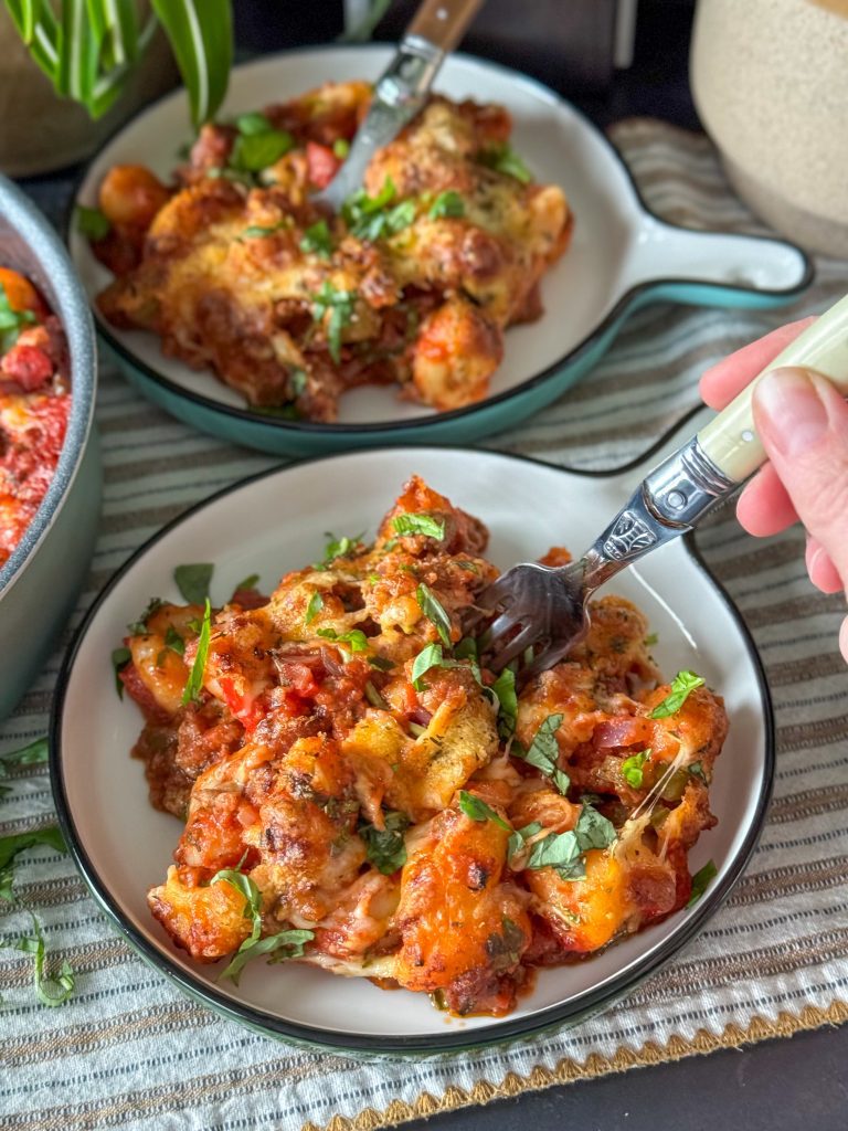 gnocchi ovenschotel met gehakt in tomatensaus 