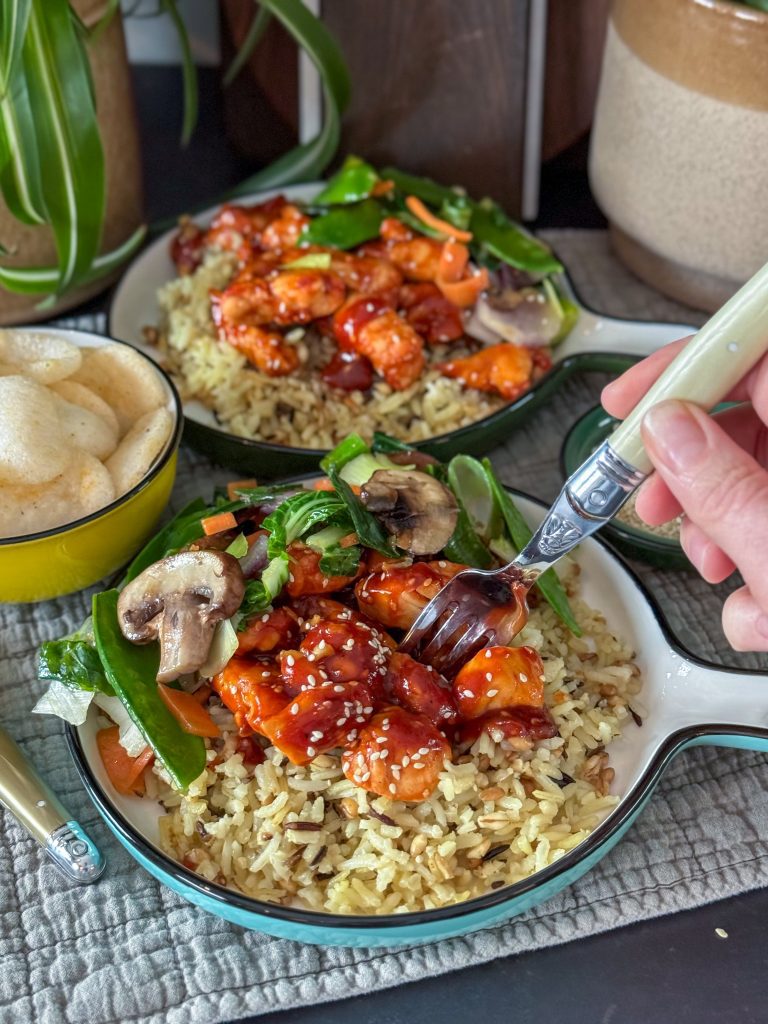 kip in honing soja saus 