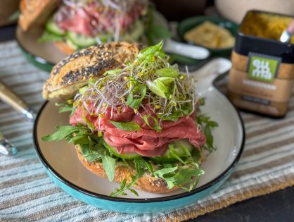 broodje rosbief met Vadouvan mayonaise