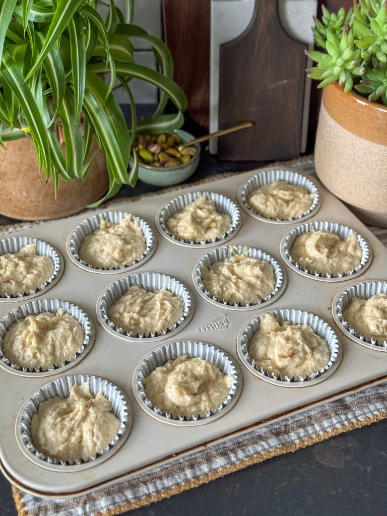 vegan cupcakes met pistache