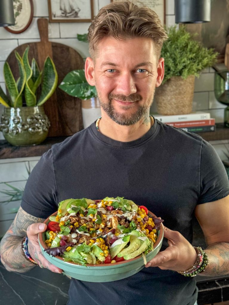 Mexicaanse salade met chipotle kip