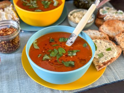 tomatensoep van snoeptomaatjes