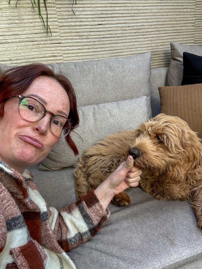 Thuis bij familie over de kook oktober