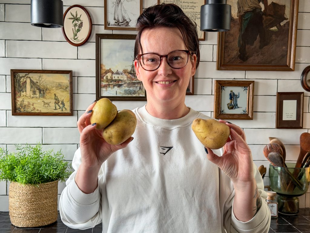 Welke aardappels voor stamppot gebruiken, Marie Louise laat aardappelen zien